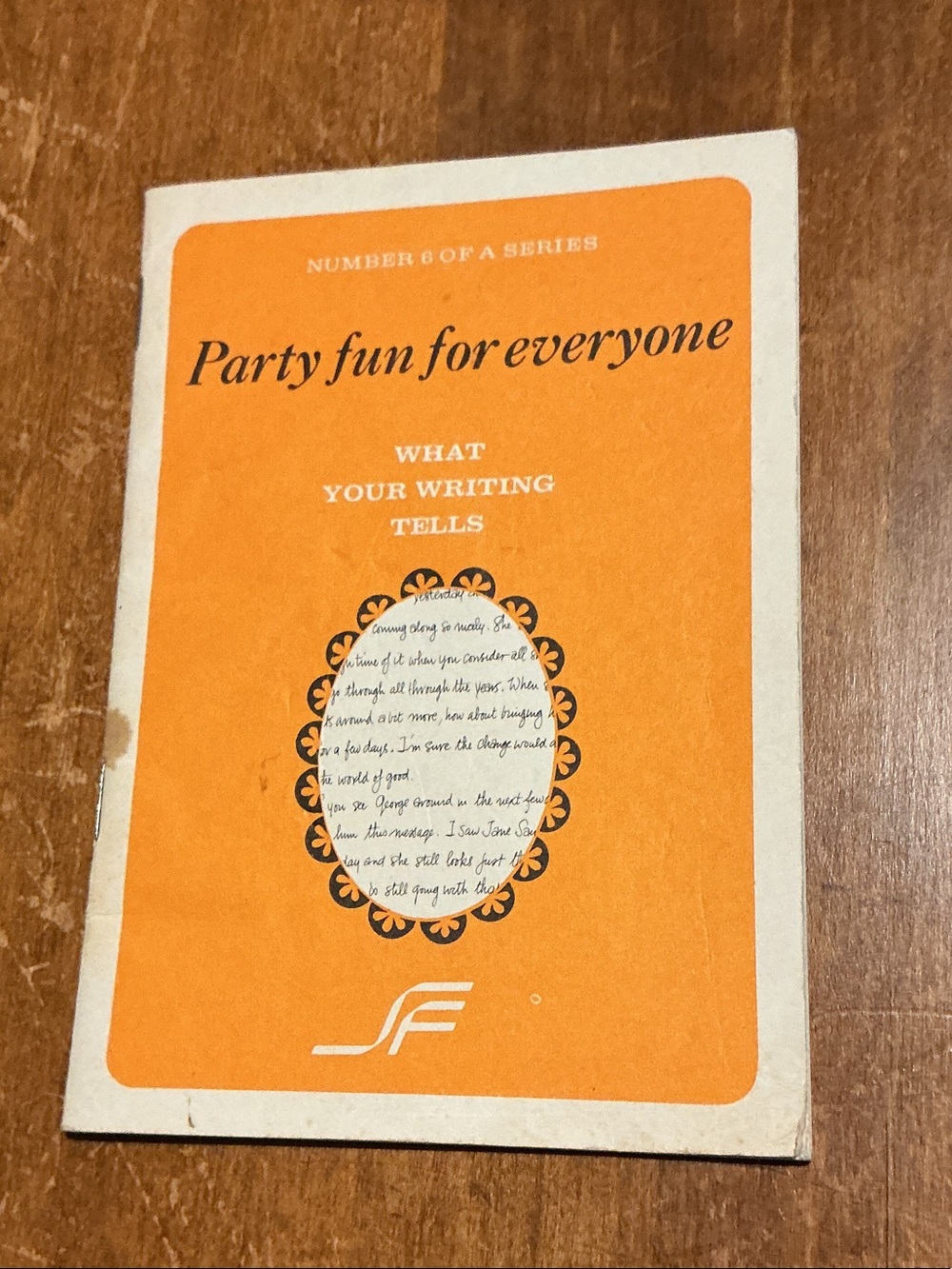 Vintage 64 Pamphlet Party Fun for Everyone